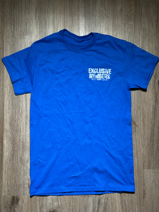 Royal Blue EXCLUSIVE MEMBERS Tee