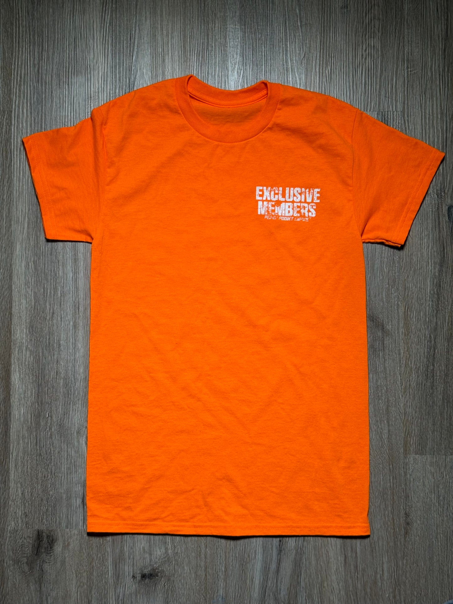 Orange EXCLUSIVE MEMBERS Tee