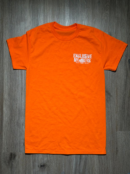 Orange EXCLUSIVE MEMBERS Tee