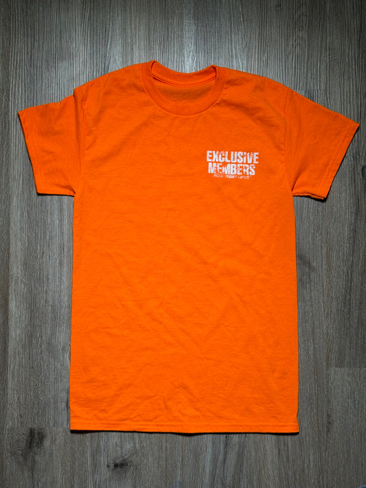 Orange EXCLUSIVE MEMBERS Tee