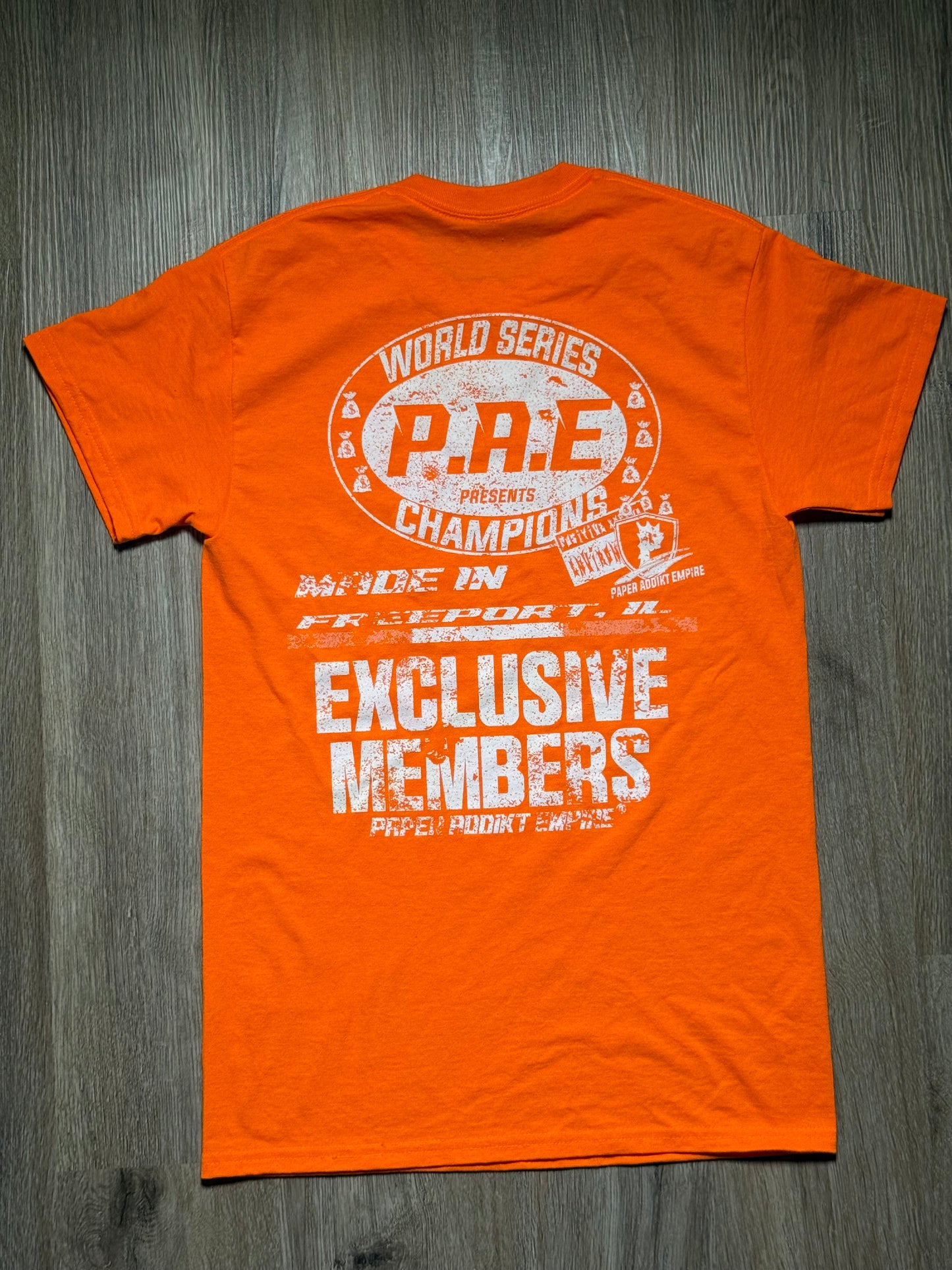 Orange EXCLUSIVE MEMBERS Tee