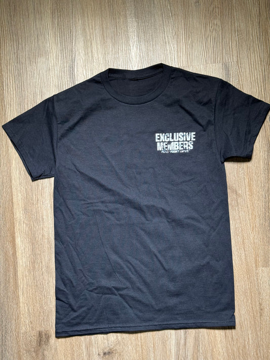 Black EXCLUSIVE MEMBERS Tee