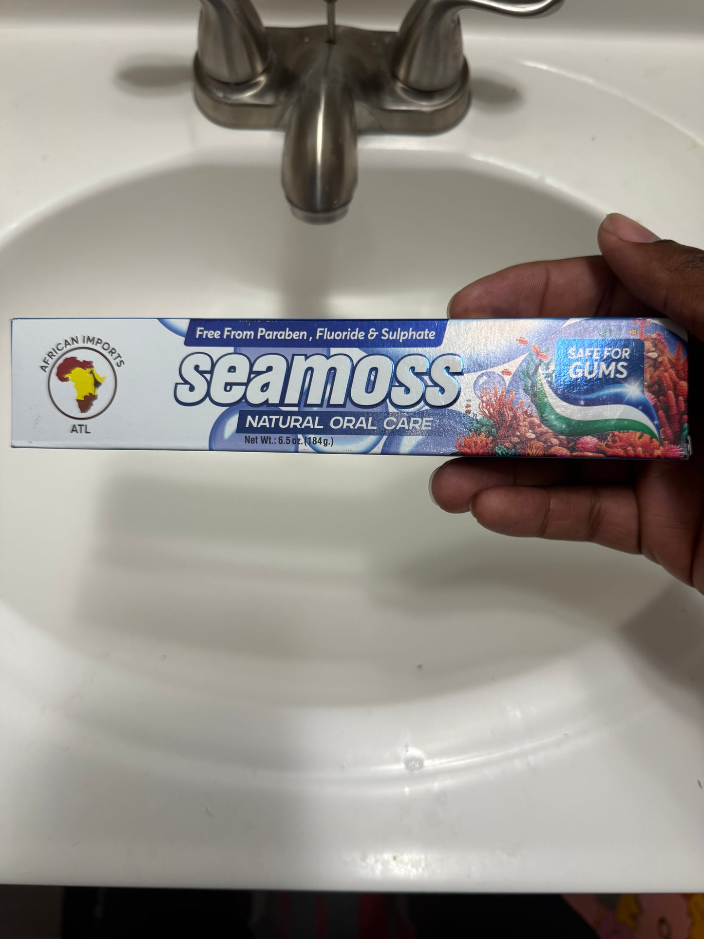 All Natural Sea moss toothpaste