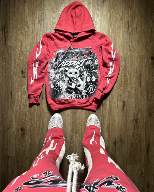 Coral Red "PAE" Set